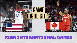 USA vs CANADA Highlights  Showdown [upl. by Arin]