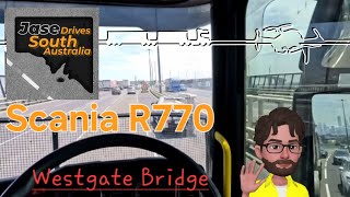 Scania R770 vs Westgate Bridge in 45 seconds Timelapse [upl. by Sprung]