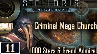 Shame of Drakonia  Stellaris MegaCorp PreRelease  Mega Church  11  Let’s Play Gameplay [upl. by Egiaf]