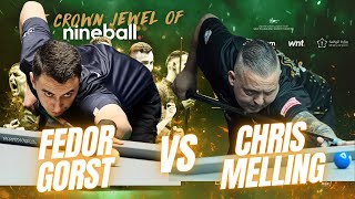 FEDOR GORST VS CHRIS MELLING  WORLD POOL CHAMPIONSHIP 2024 billiards 9ball 9ballpool [upl. by Nnaxor894]