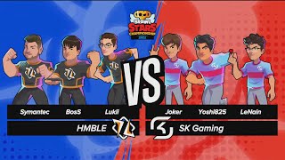 【ブロスタ】マンスリー予選「HMBLE vs SK Gaming」 の試合をガチ解説しました。 [upl. by Link408]