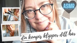 ASMR Roleplay  Din kompis klipper ditt hår ✂️ [upl. by Mayce]