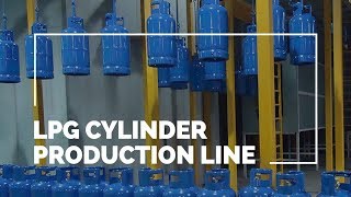 Complete LPG Cylinder Production Line  ROK Teknik [upl. by Euqinitram]