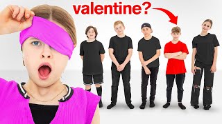 Can My Daughter Find Her Valentine Blindfolded emotional [upl. by Orva467]