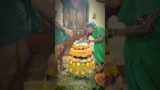 Bathukamma preparation in my home madcreations agriculture farmingtractor [upl. by Noonberg]