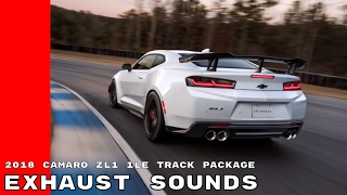 2018 Camaro ZL1 1LE Track Package Engine amp Exhaust Sounds At The Racetrack [upl. by Aura]