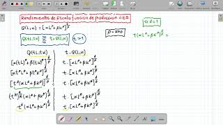 Rendimientos de Escala Función de producción CES [upl. by Ahsinawt827]