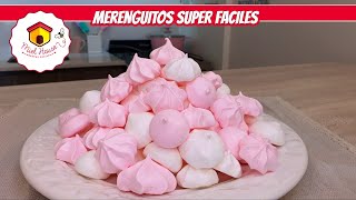 Como hacer merengues RECETA FACIL suspiros con pocos ingredientes [upl. by Soisinoid]