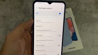 Samsung Galaxy A13 How to enable the Developer Options Unlock Developer Features [upl. by Eetnahs]