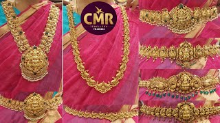 Cmr jewellers exclusive two in one haram designs latest Vaddanam collectionVaddanam come harams [upl. by Venita]