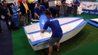 Folding Boat Unfolded in 40 seconds Only with Quickboats [upl. by Raddatz]