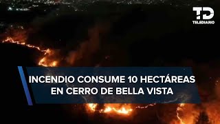 Reportan nuevo incendio forestal en Atizapán de Zaragoza Edomex [upl. by Nauhs]