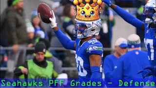 Pro Football Focus Seahawk Grades  Defense Dominance is rewarded by elite grades all around [upl. by Enitsuga]