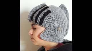 Crochet  Gorro Medieval Penacho [upl. by Alston]