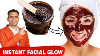 Homemade Face Pack For Instant Facial Glow  Get Clear Glowing Spotless skin at home [upl. by Stephenie570]