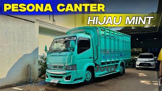 REVIEW TOTAL MODIFIKASI CANTER HIJAU MINT 80 JUTA DI IRSYAD PUTRA KAROSERI‼️ [upl. by Araid]