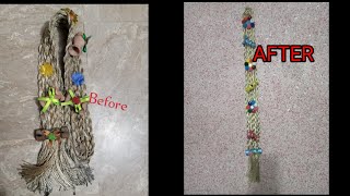 Wall hanging decoration ideas reuse [upl. by Vasos662]