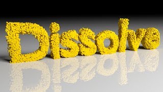 Blender Tutorial Dissolve Animation [upl. by Itsim]