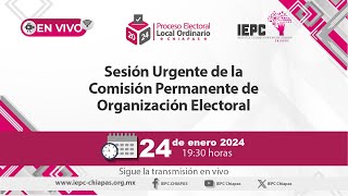 Sesión de la Comisión Permanente de Organización Electoral [upl. by Pirbhai]