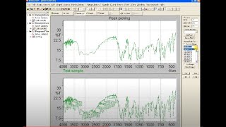 Shimadzu IR Solution FTIR Normalizing Baseline Correction Smoothing Peak Pick and Area [upl. by Aivatra]