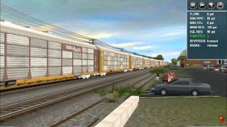 Trainz 2009 Norfolk Southern 11J At Macungie PA [upl. by Rovaert]