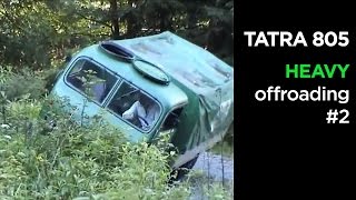 Tatra 805  heavy offroading in forest 2 [upl. by Nawat]