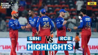 SRH vs RCB Highlights Royal Challengers Bengaluru Defeat Sunrisers Hyderabad by 35 Runs I IPL 2024 [upl. by Noonberg443]