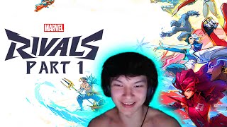 Sinatraa Plays Marvel Rivals with Friends 6v6 PvP  PART 1 [upl. by Innoj]