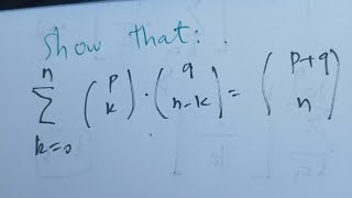 Proving a combinatorial identity using double counting technique Use the binomial theorem [upl. by Akeihsal805]