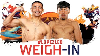 Venado Lopez vs Angelo Leo  WEIGHIN [upl. by Aneeg]