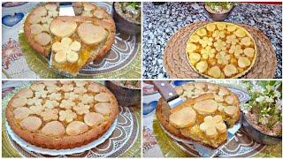 أسهل منها ماكاش🍏فطيرة تفاح ابل بايبطريقة مختلفة بنينة تهبل من اروع ماجربت tarte ou pomme [upl. by Larok]