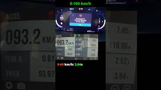 Volvo XC60 B4 acceleration 0100 14 mile  diesel  AWD  2022 model  GPS results Shorts [upl. by Neerod]