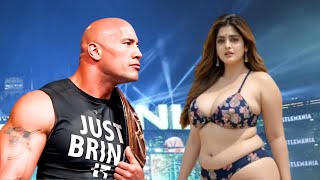 FULL MATCH The Rock Vs Lizz Bess wwe 2k24 wrestling gameplay [upl. by Akeirahs20]