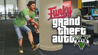 GTA V  5 A missão mais NERD do jogo [upl. by Llohcin498]