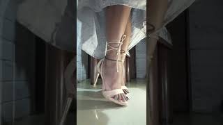 Indian smooth feet in High heels Foot on stool [upl. by Solana]