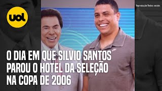 SILVIO SANTOS O DIA EM QUE O APRESENTADOR PAROU O HOTEL DA SELEÇÃO NA COPA DO MUNDO DE 2006 [upl. by Bernadette]