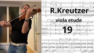 R KREUTZER Nr 19 📕violin amp viola [upl. by Aneekat334]