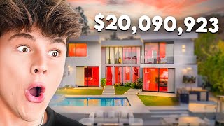 My New 20000000 LA House Tour at 19 Years Old [upl. by Chap]