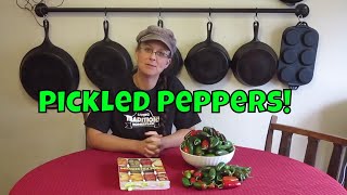 How to Pickle Homegrown Jalapeno Peppers [upl. by Ahsemik]