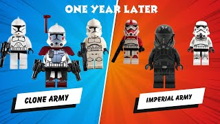 My Lego Star Wars Collection After 1 Year [upl. by Ahsirkal]