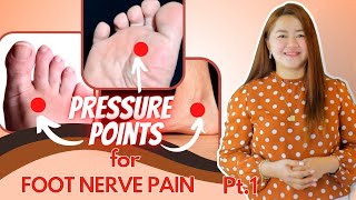 Nerve Pain in Foot  1 Minute Technique to get rid of Neuropathy Acupressure Points  Doc Cherry [upl. by Shushan785]