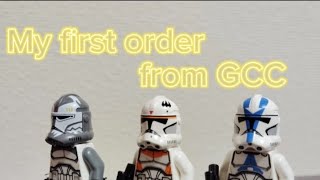 My first lego GCC order came in to the mail！lego legostarwars starwars grandpa clone customs [upl. by Erkan]