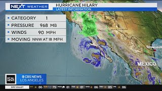 Hurricane Hilary downgraded to category 1 flooding impact still potentially catastrophic [upl. by Arykat632]