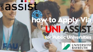 How to Apply Through UniAssist in Germany  Complete Procedure [upl. by Jochbed]