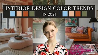 The Hottest Color Trends for 2024  Interior Design [upl. by Brey]