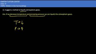 12 Suggest a method to liquefy atmospheric gases [upl. by Yekcaj845]