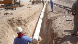 UG Pipe Laying in North Oman Desert [upl. by Liederman]