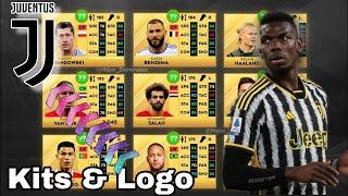 Create Juventus Kits amp Logo 2024  Dream League Soccer 2024 Kits Juventus [upl. by Neemsaj]