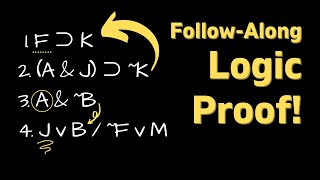 Natural Deduction Proof Example [upl. by Kerrill]