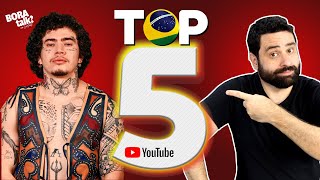 OS 5 MAIORES CANAIS DO YOUTUBE NO BRASIL 2024 [upl. by Nitsew]